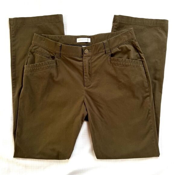 Christopher & Banks Cotton Stretch Slim Bootcut Casual Career Pants Slacks - Picture 8 of 16